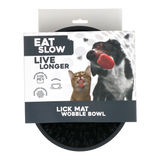 Eat Slow Live Longer Leckmatte Antischlingnapf aus Silikon Rund Ø 17 cm
