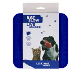 Eat Slow Live Longer Leckmatte Wave - Schleckmatte Snackmatte für Hunde