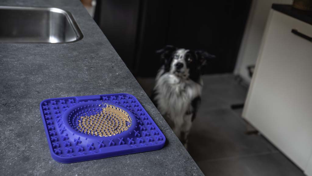 Eat Slow Live Longer Leckmatte Wave - Schleckmatte Snackmatte für Hunde