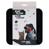 Eat Slow Live Longer Leckmatte Wave - Schleckmatte Snackmatte für Hunde