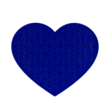 Eat Slow Live Longer Lovely Heart - Leckmatten Herz aus Silikon