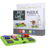 Eat Slow Live Longer Futterpuzzle, rechteckig, für Hunde