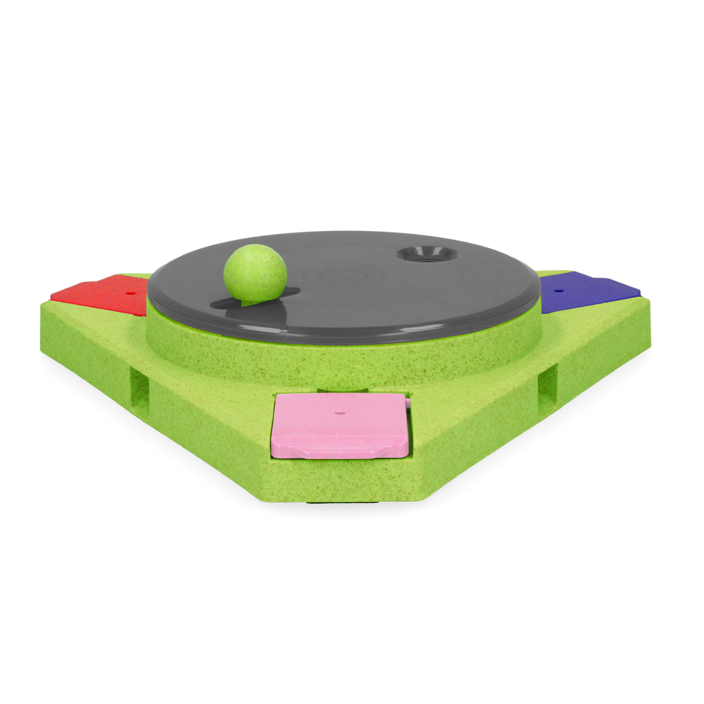 Eat Slow Live Longer Hundespielzeug, Futterpuzzle, Triangle, rutschfest, spülmaschinenfest