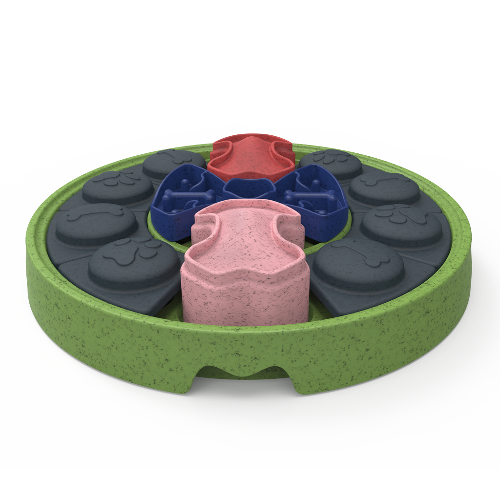Eat Slow Live Longer Hundespielzeug, Futterpuzzle, Antischlingnapf