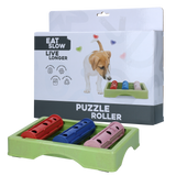 Eat Slow Live Longer Puzzle Roller, Futterpuzzle, Anti-Schling-Napf für Hunde