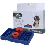 Eat Slow Live Longer Futterpuzzle Mini, für kleine Hunde, Antischlingnapf, 13 x 19 cm