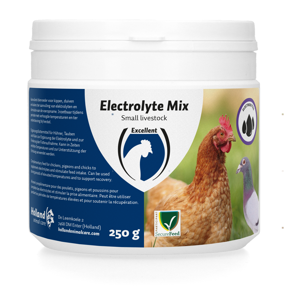 Excellent Elektrolytmischung, Ergänzungsfuttermittel für Hühner, Tauben, Küken, 250 g