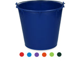 Vplast Eimer, 7 l, LDPE, galvanisierter Griff, dunkelblau