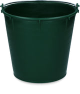 Vplast Eimer, LDPE, galvanisierter Griff, Maßangabe, grün, 7 l