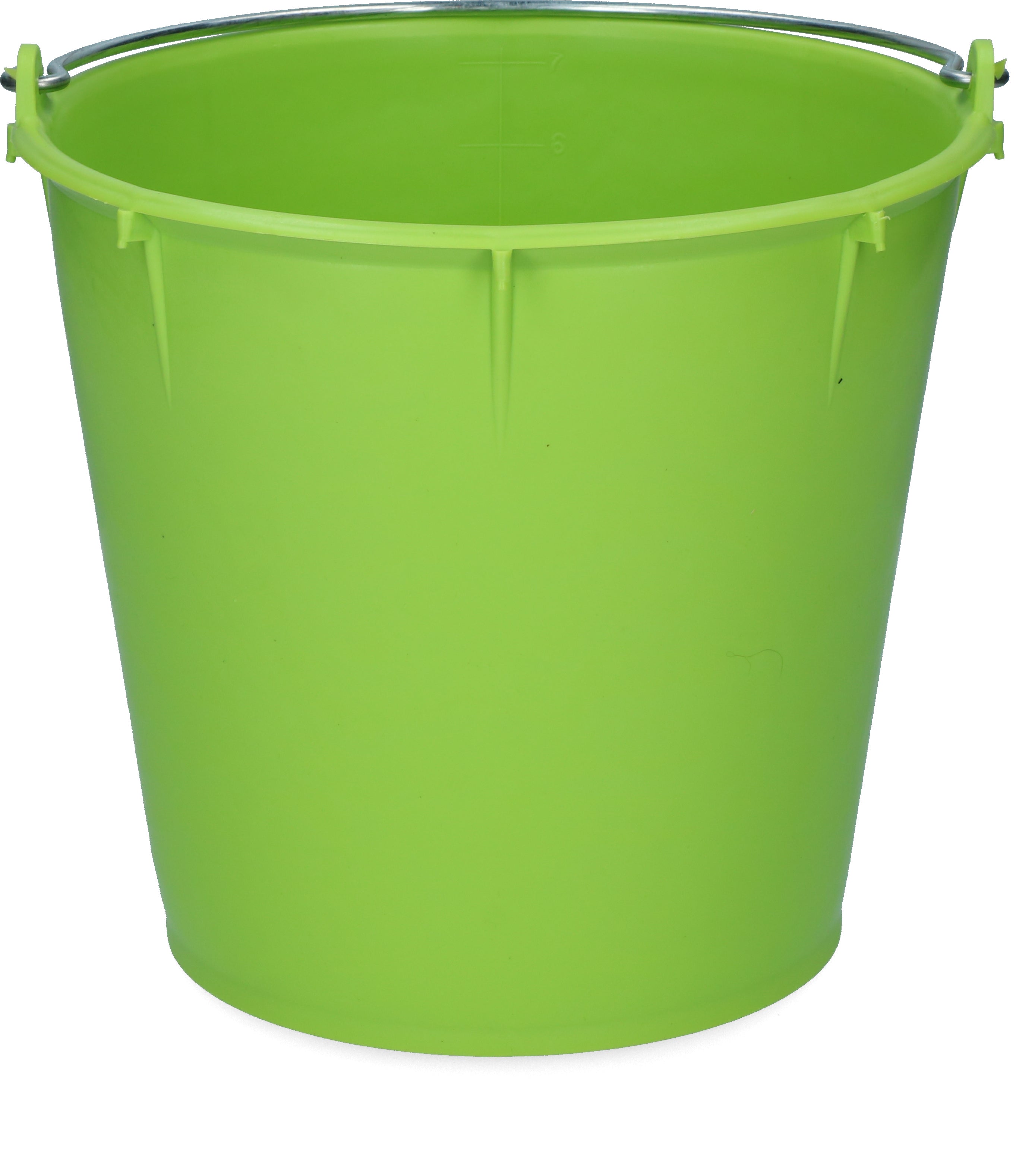 Vplast Eimer, LDPE, galvanisierter Griff 5 mm, limonengrün, 7 l