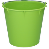 Vplast Eimer, LDPE, galvanisierter Griff 5 mm, limonengrün, 7 l