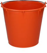 Vplast Eimer, 7 l, LDPE, galvanisierter Griff, orange