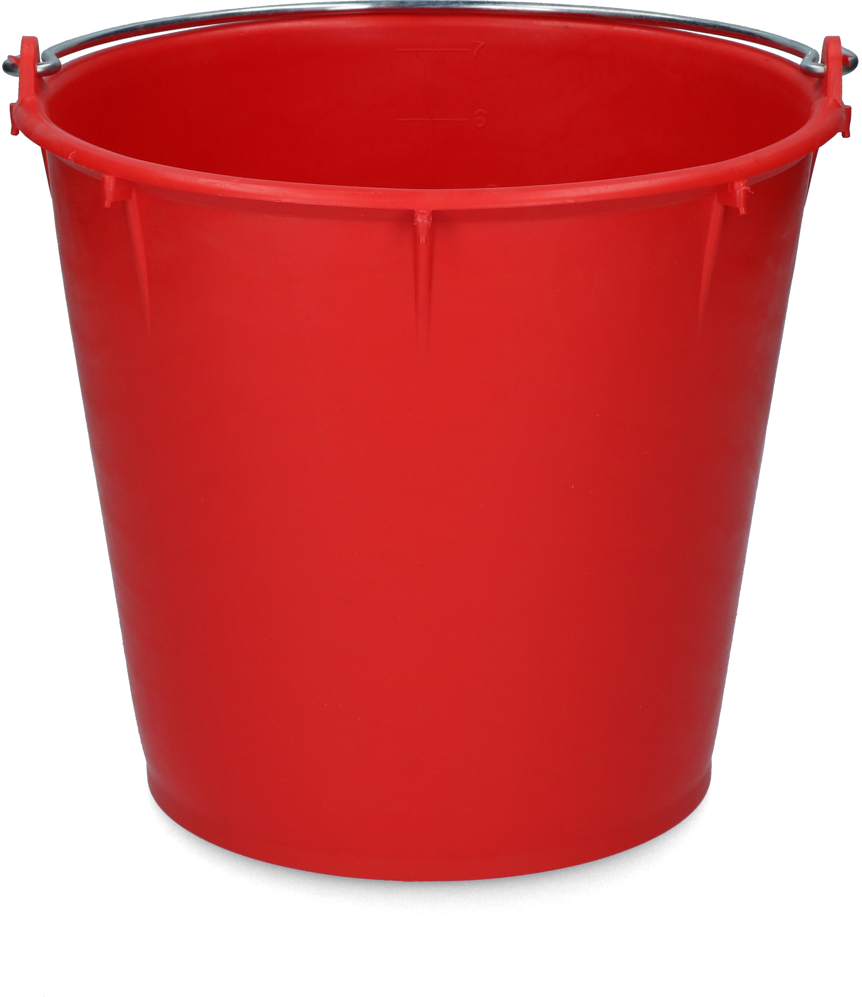 Eimer, 7 l, LDPE, mit Griff, rot