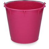 Eimer, Vplast, LDPE, Griff galvanisiert 5 mm, rosa, 7 l