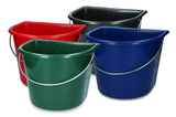 Vplast Eimer flache Seite, 15 l, grün, PP-Kunststoff