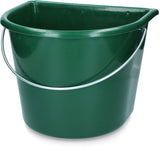 Vplast Eimer flache Seite, 15 l, grün, PP-Kunststoff