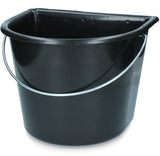 Eimer, flache Seite, 15 l, Schwarz
