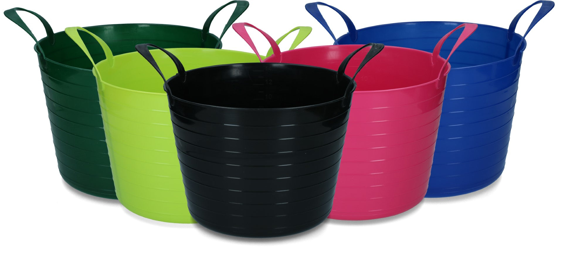 V-Trug Flexi Eimer, Kunststoff, 2 Griffe, blau, 14 l