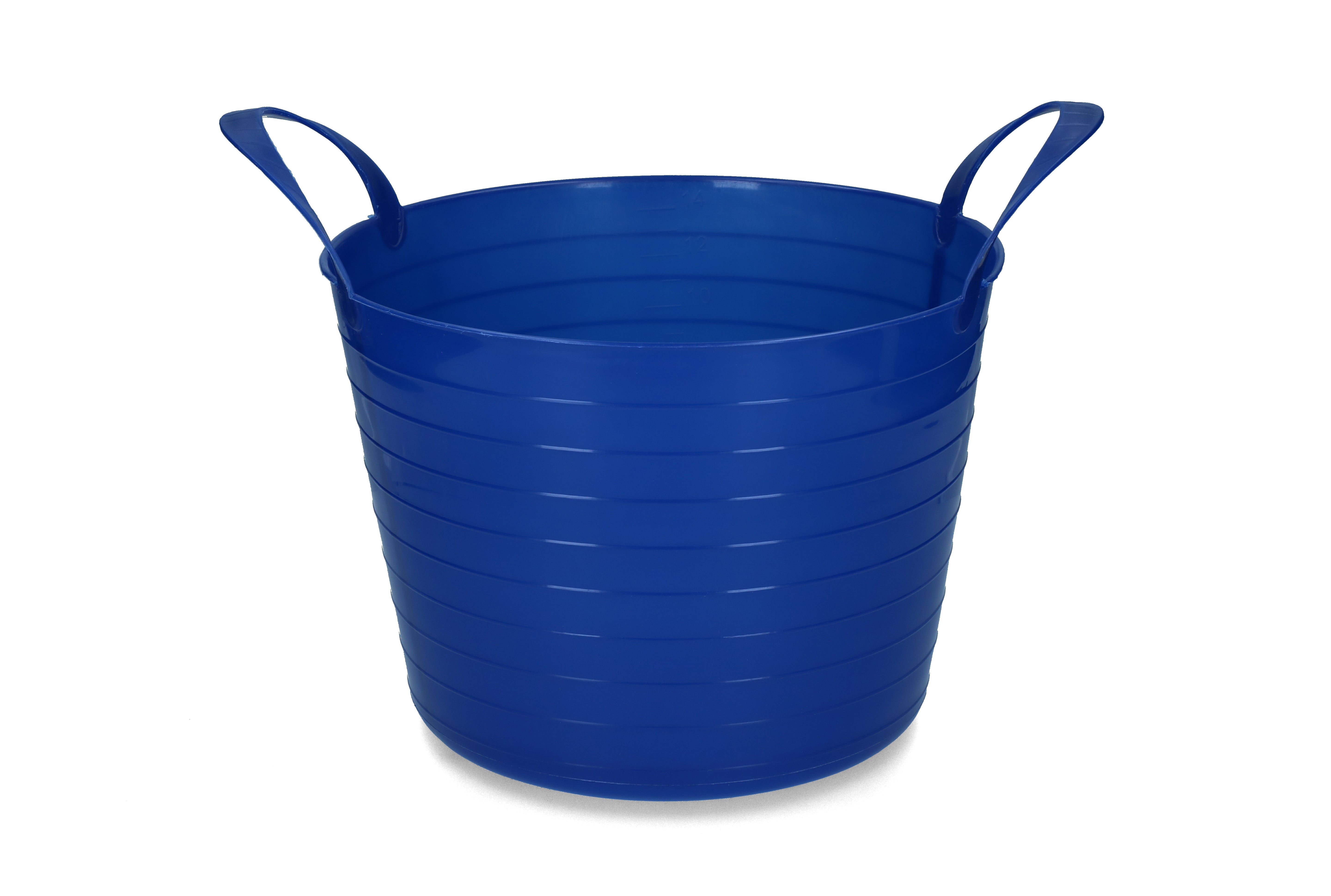 V-Trug Flexi Eimer, Kunststoff, 2 Griffe, blau, 14 l