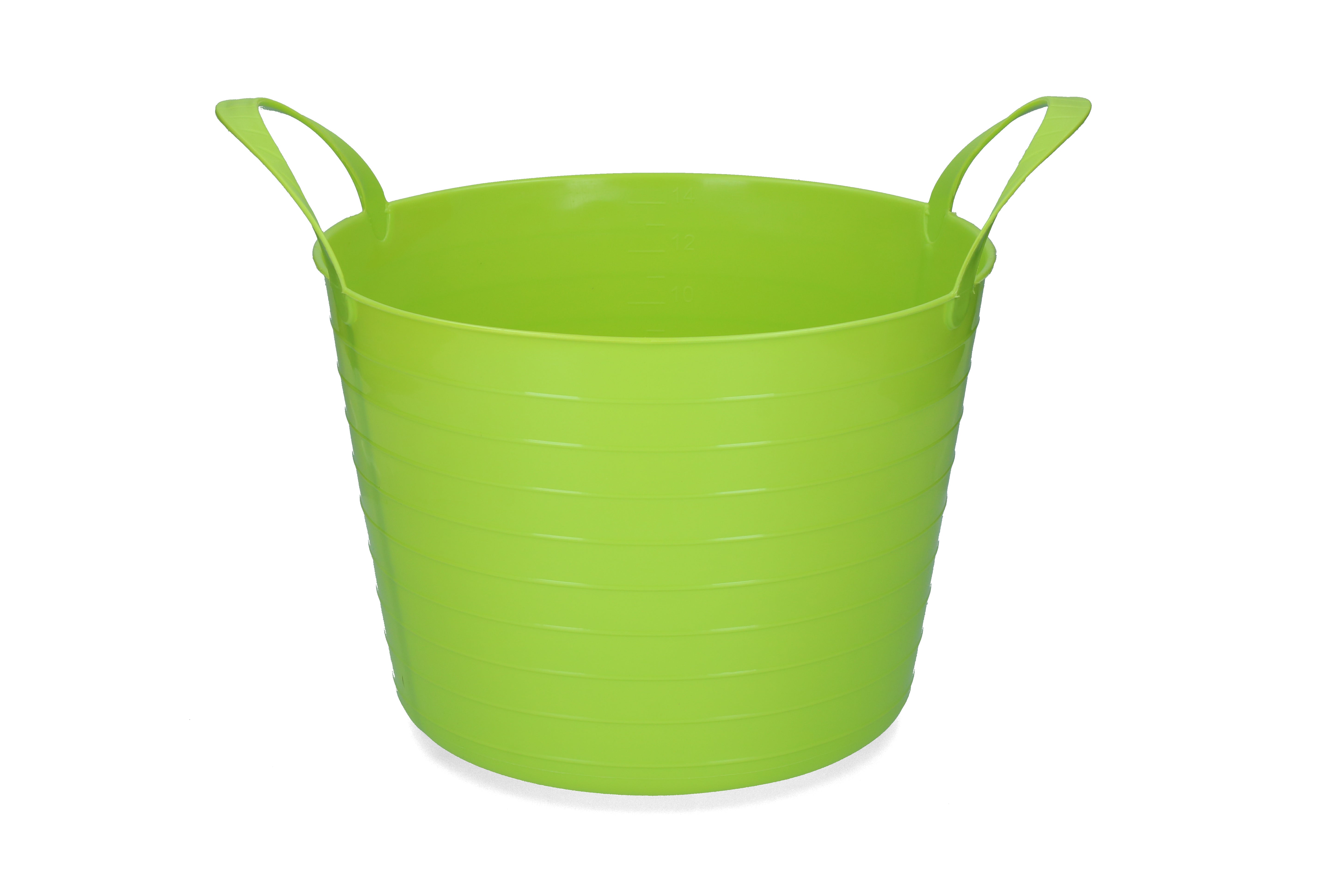 Eimer Vplast Flexi, Kunststoff, 14 l, limonengrün-blau