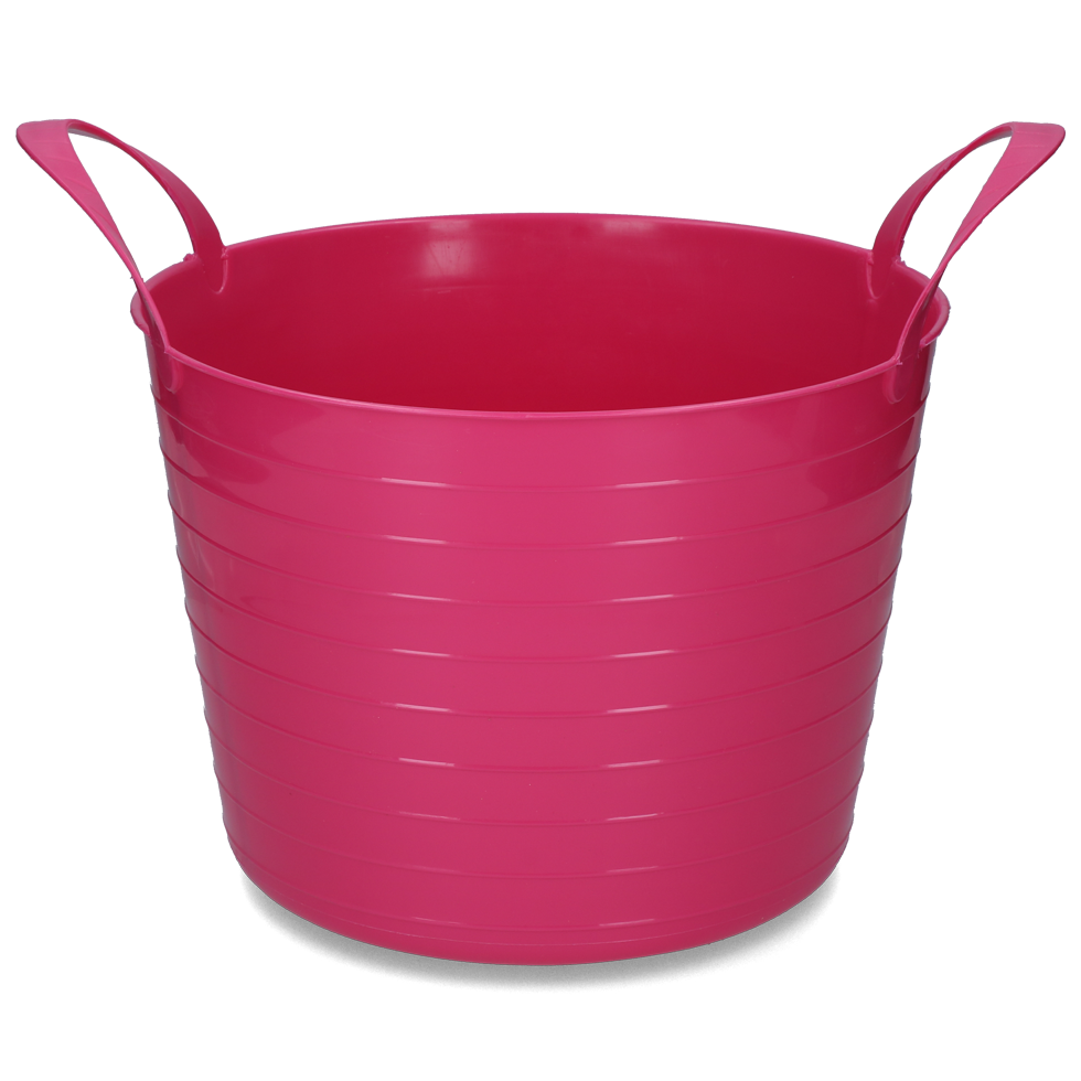 Vplast Flexi Eimer, Kunststoff, rosa, 40 l