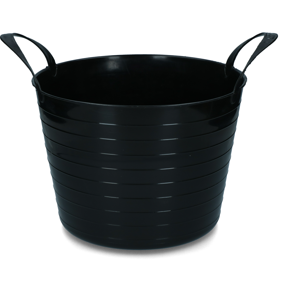 Eimer Vplast V-Trug Flexi, 40 l, Schwarz