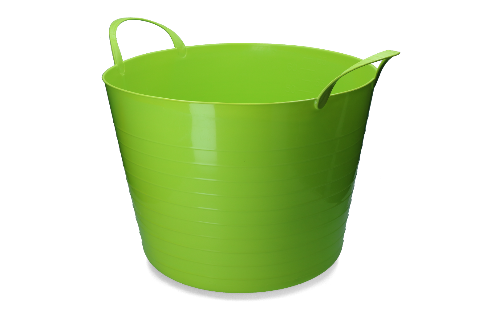 vPlast Flexi Eimer, Kunststoff, limonengrün, 65 l