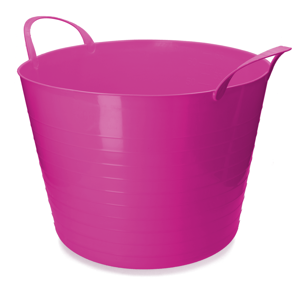 vPlast Flexi Eimer, 65 l, rosa