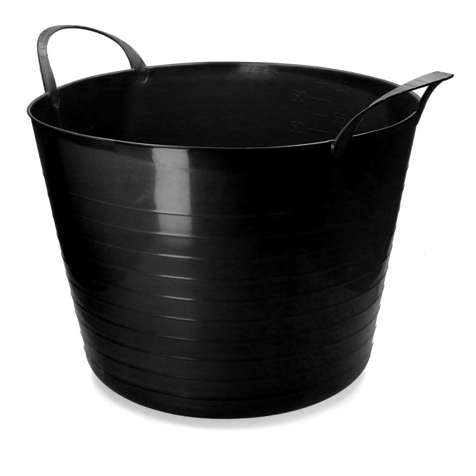 vPlast Flexi Eimer, 65 l, schwarz