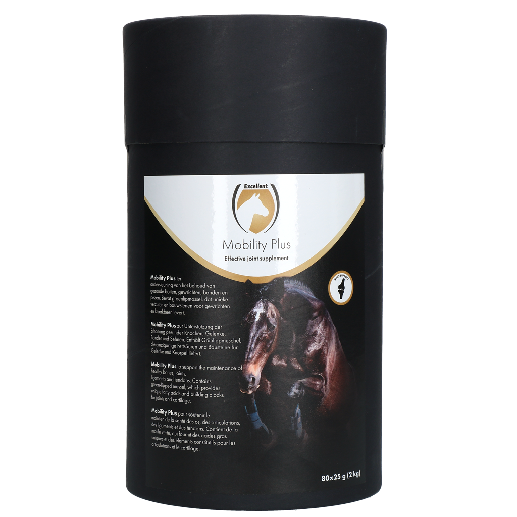 Excellent Horse Mobility Plus, Ergänzungsfuttermittel Pferd, 80 x 25 g (2 kg)