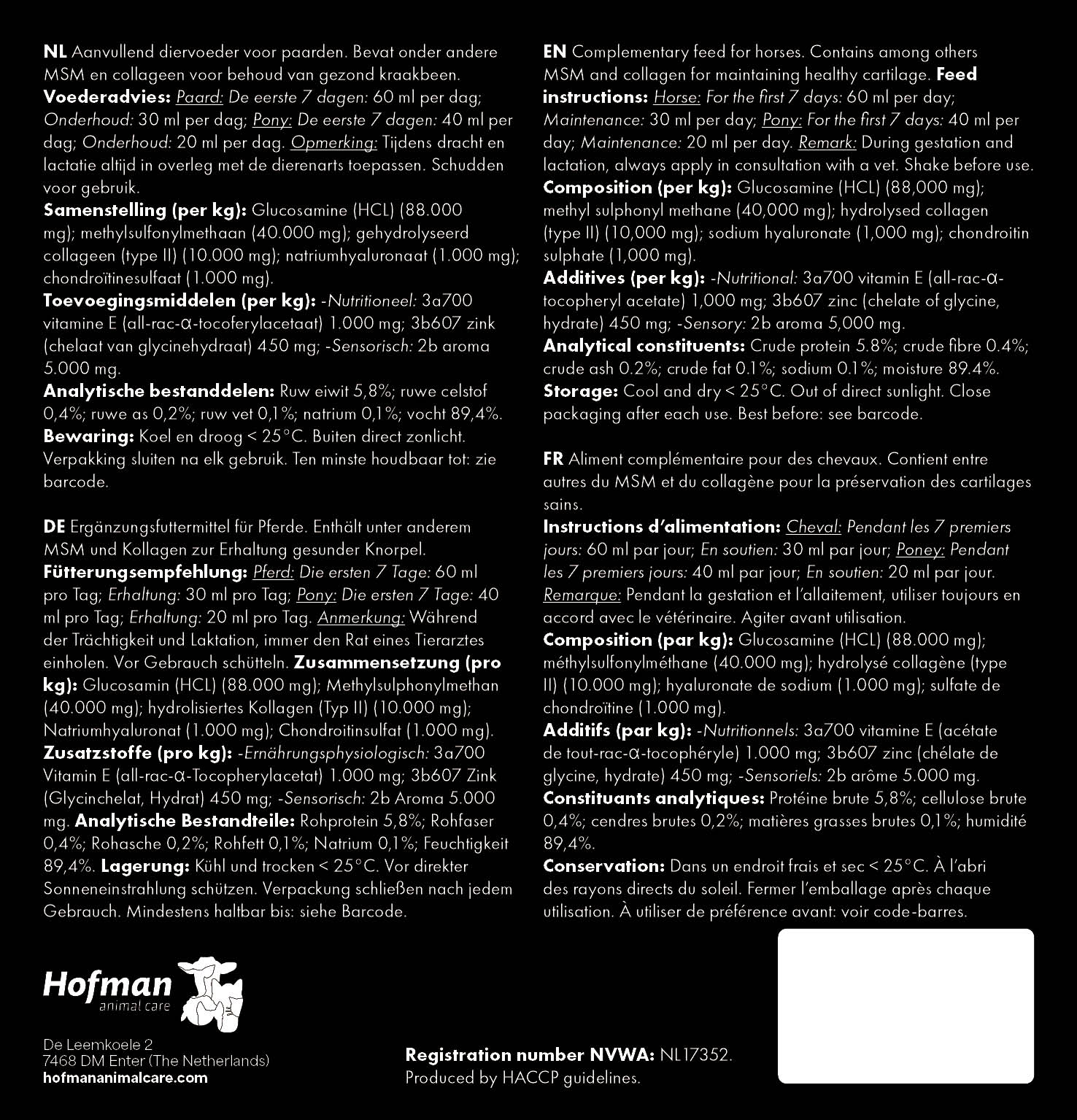 Excellent Horse Flex HA für Pferde, 2,5 l