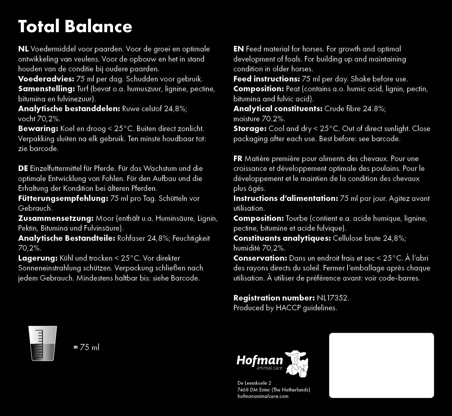 Excellent Horse Total Balance für Pferde, 2,5 l
