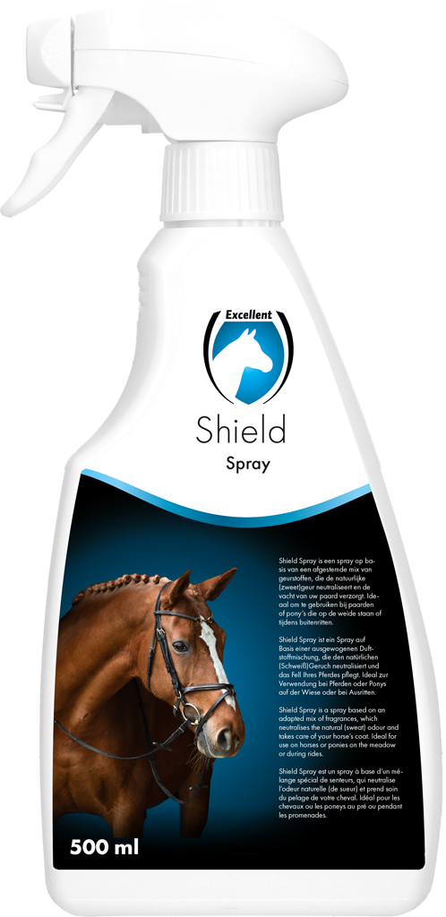 Excellent Horse Shield Spray, Geruchsneutralisierung, Fellpflege, 500 ml
