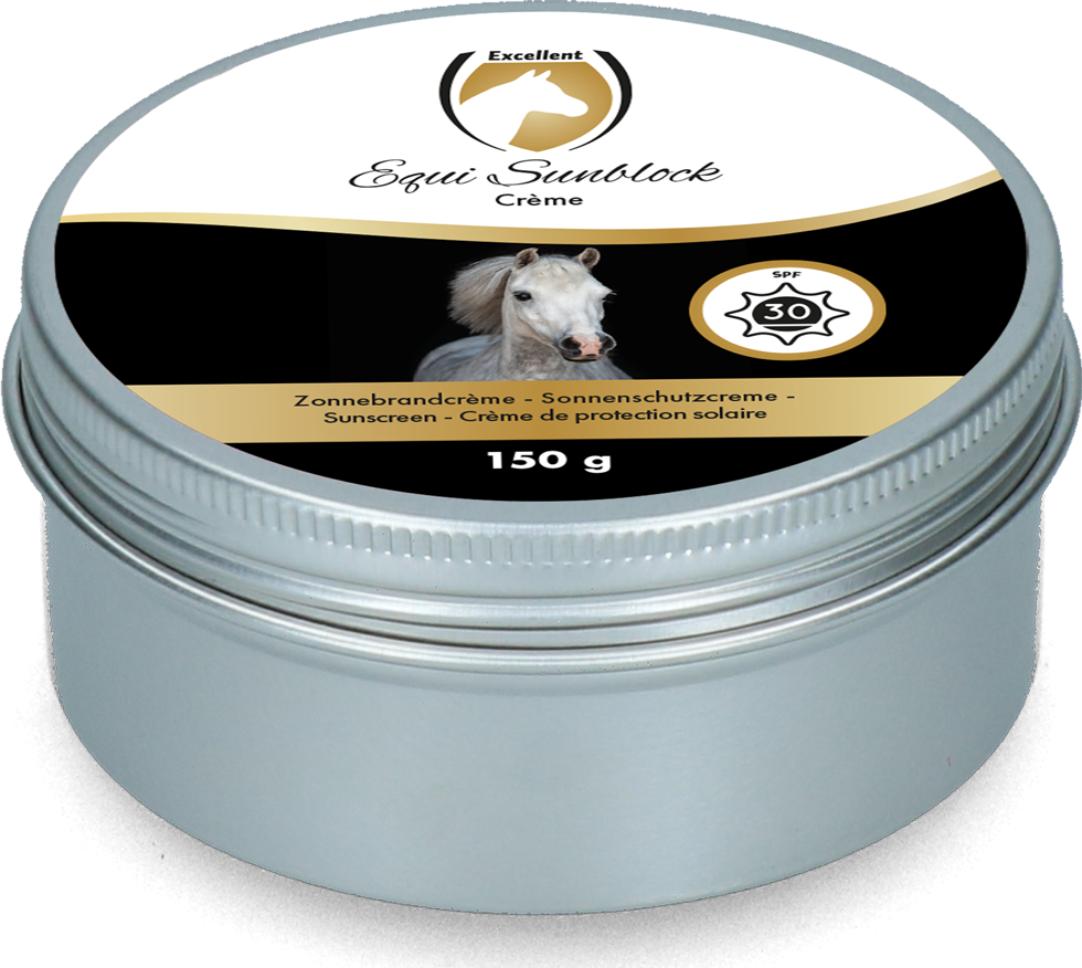 Excellent Horse Sonnenschutzcreme, LSF 30, für Pferde, 150 g