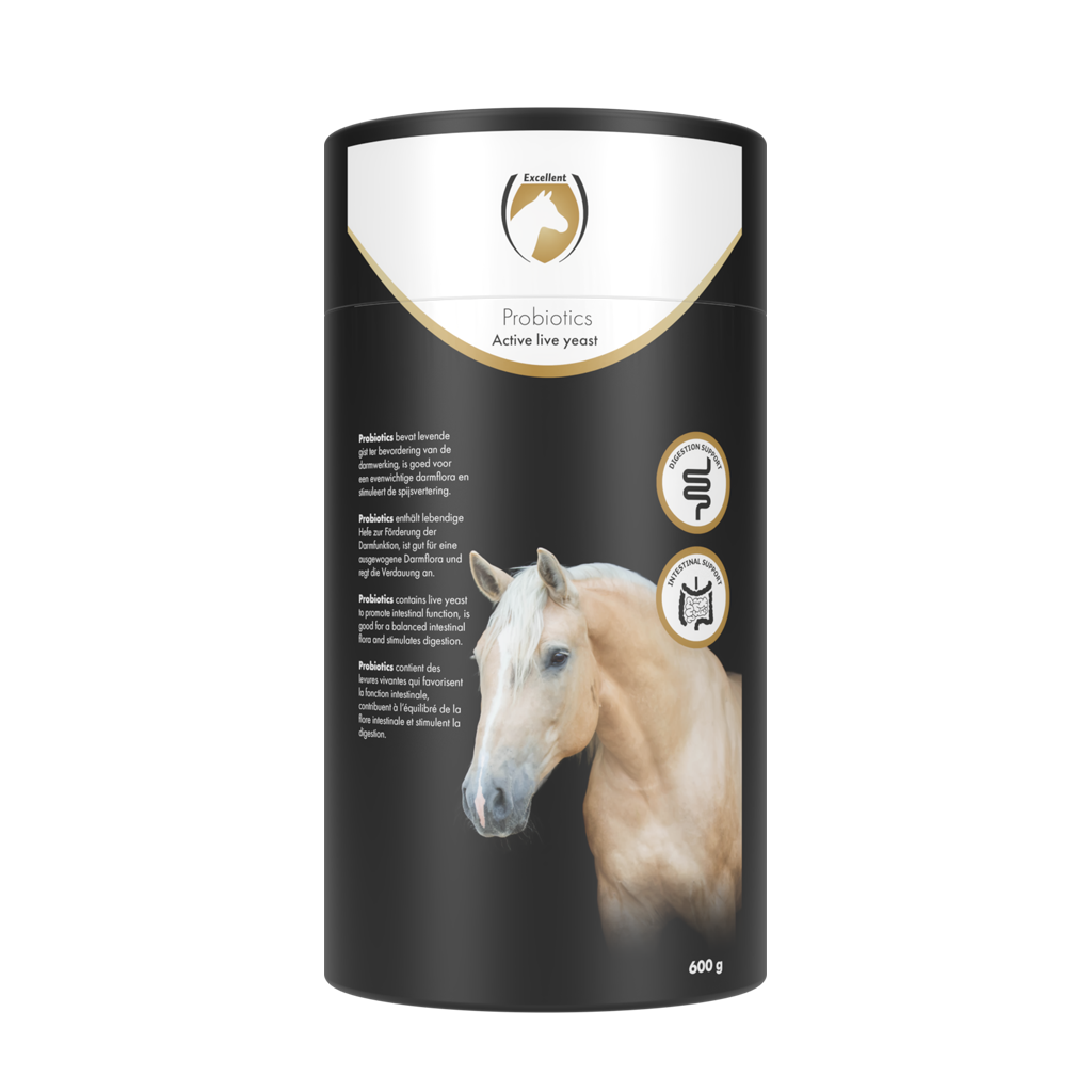 Excellent Horse Probiotika Pulver, Ergänzungsfuttermittel für Pferde, 600 g