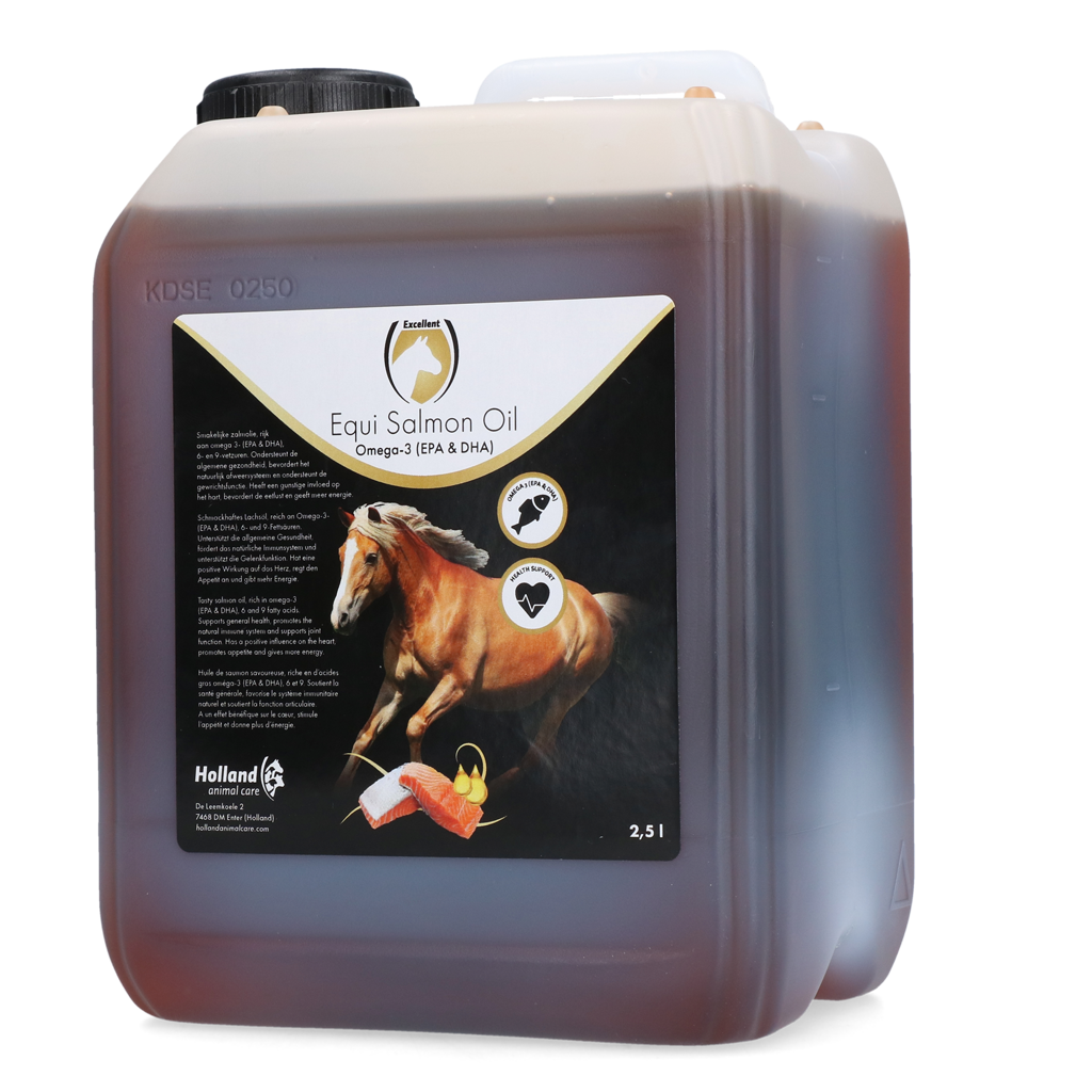 Excellent Horse Lachsöl, Ergänzungsfuttermittel für Pferde, 2,5 l