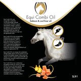 Excellent Horse Combi Oil für Pferde, Lachsöl und Lebertran, 2,5l