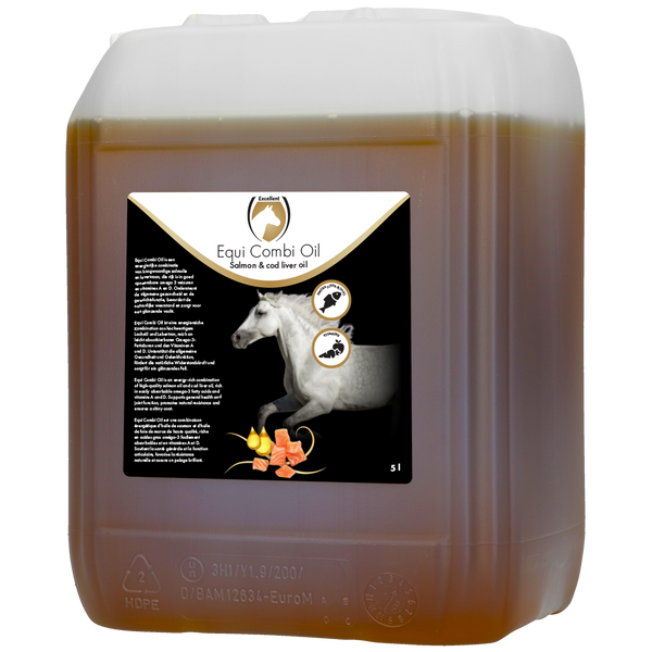Excellent Horse Combi Oil für Pferde, Lachsöl und Lebertran, 5 l