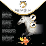 Excellent Horse Combi Oil für Pferde, Lachsöl und Lebertran, 5 l