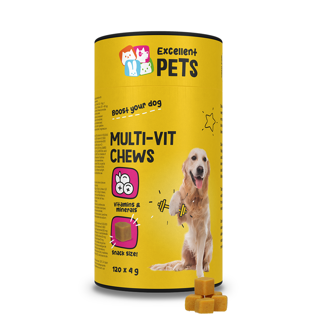 Excellent Pets Multi-Vit Kausnacks, Hunde, 120 Stk