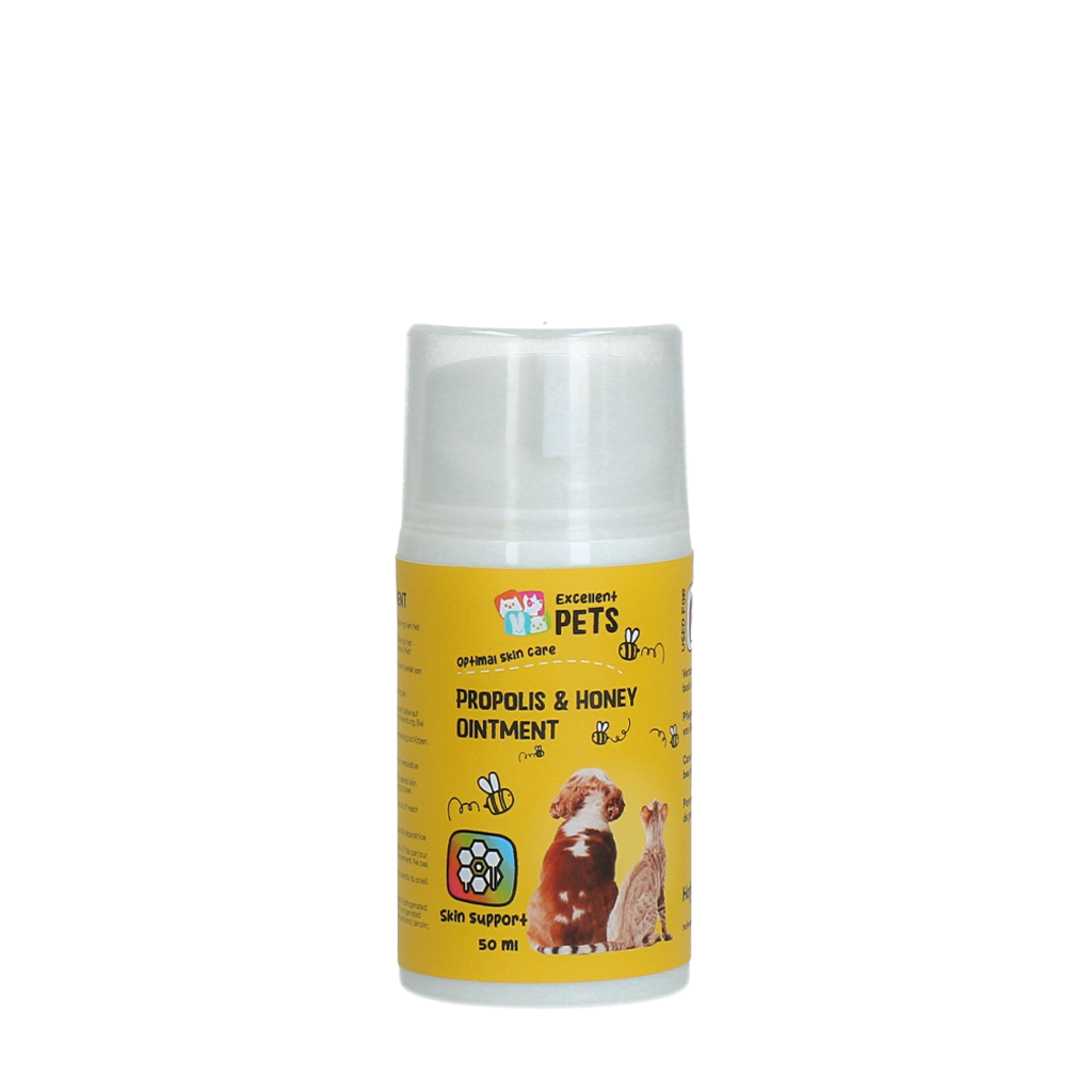 Excellent Pets Propolis & Honig Salbe, für Hunde, Katzen, Kaninchen, Nagetiere, 50 ml