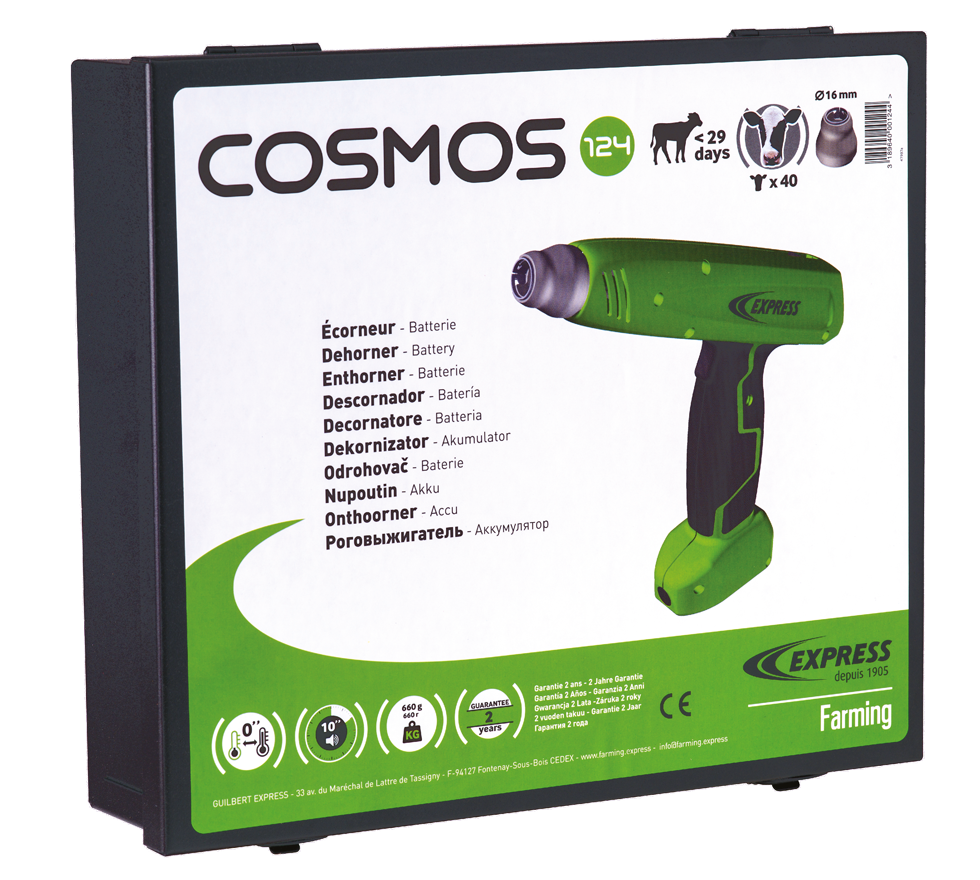 Express Cosmos Enthorner, tragbar, akkubetrieben, Ø 16 mm, 90 W