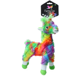 Hundespielzeug Giraffe, FantaZoo, mit Quietscher, Größe M, 23 x 13 cm