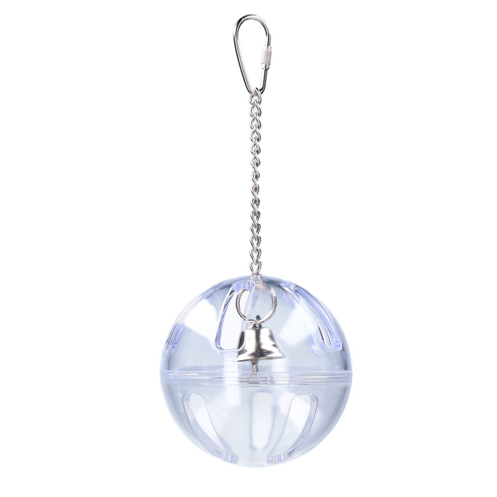 Feather World Spielball für Vögel, mit Glöckchen, 20 cm