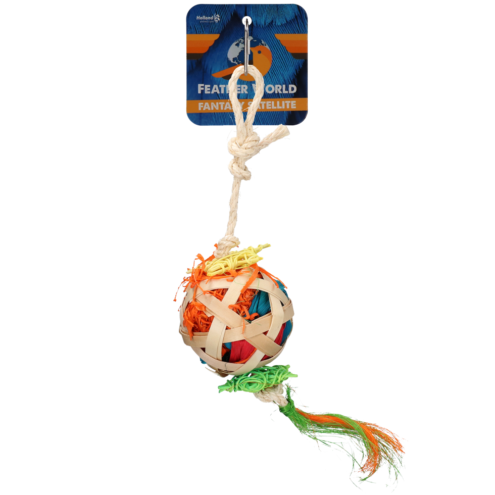 Feather World Vogelspielzeug, gefüllt, mit Haken, 40 cm