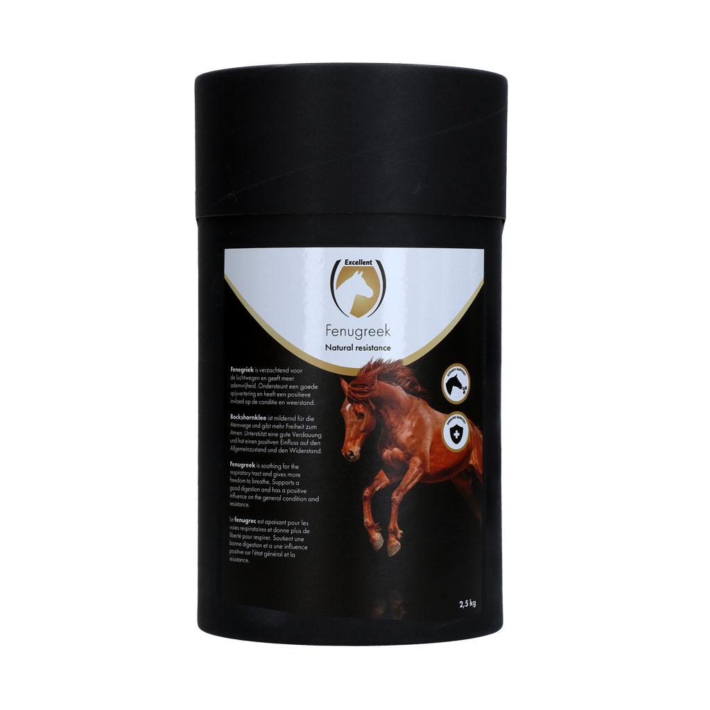 Excellent Horse Bockshornklee, gemahlen, Einzelfuttermittel für Pferde, 2,5 kg