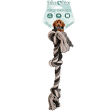 Dental Hundespielzeug Seil, 3 Knoten, Baumwolle, 55 cm