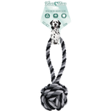 Floss Toss Dental Hundespielzeug, Zerrseil mit Ball, Baumwolle, 60 cm