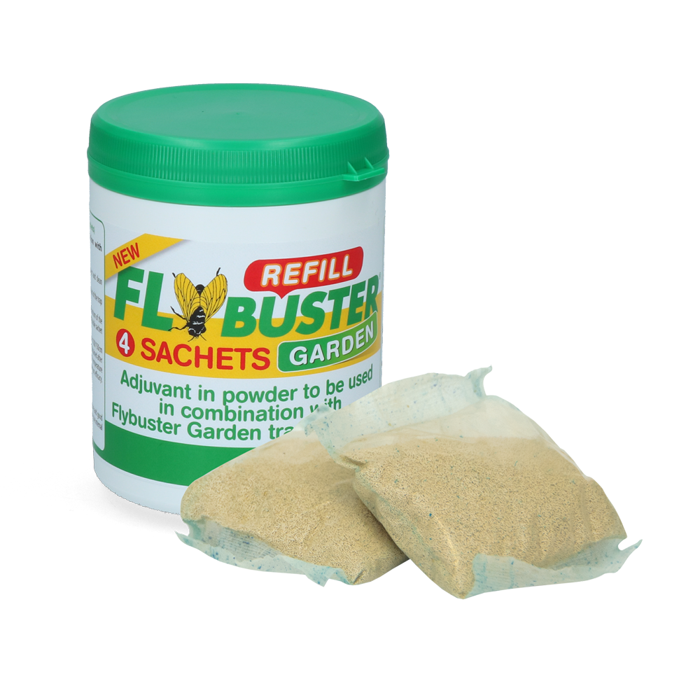 Flybuster Fliegenköder, Garten, 4 x 20 g