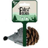 Forest Friends Maus aus Filz mit Madnip und Tannenzapfen